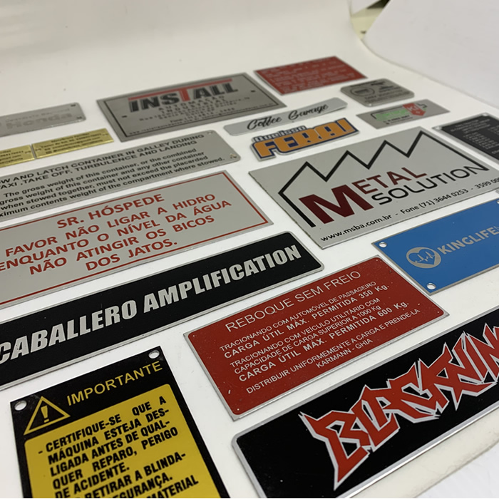 Placas personalizadas Placas personalizadas